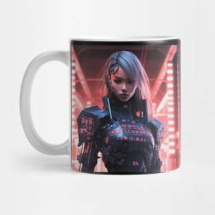 Cyberpunk Warrior Mug